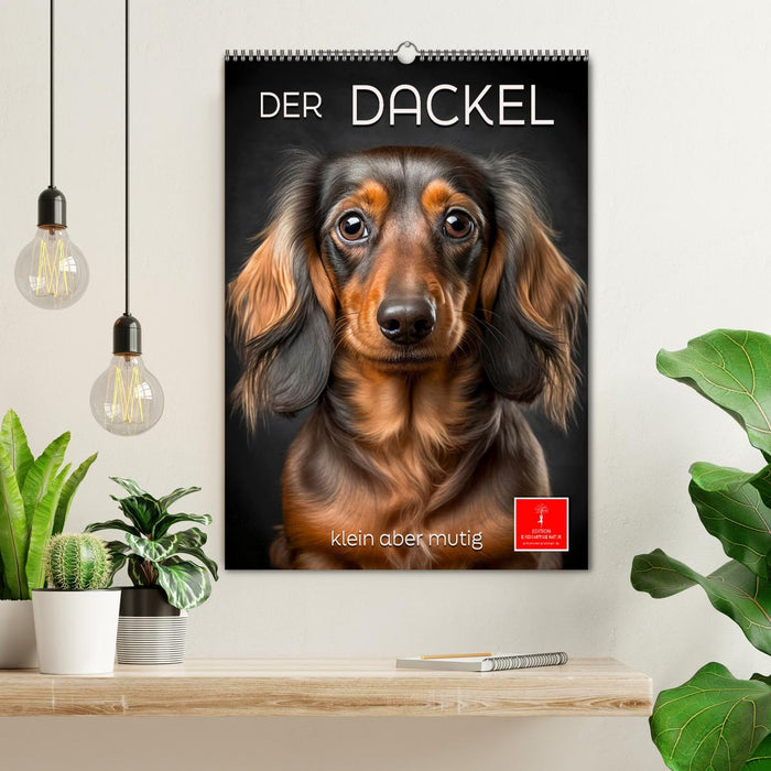 Der Dackel - klein aber mutig (CALVENDO Wandkalender 2026)