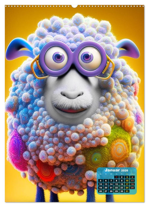 Tierisch fetzig (CALVENDO Premium Wandkalender 2026)