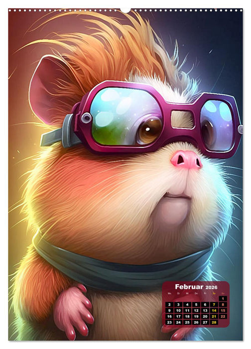 Tierisch fetzig (CALVENDO Premium Wandkalender 2026)