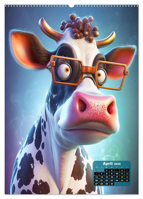 Tierisch fetzig (CALVENDO Premium Wandkalender 2026)