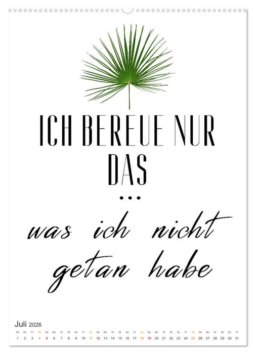 Motivation (CALVENDO Premium Wandkalender 2026)