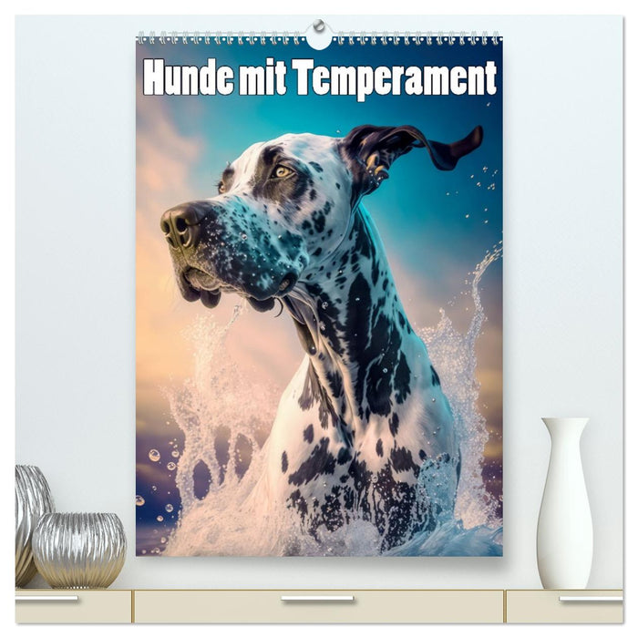 Hunde mit Temperament (CALVENDO Premium Wandkalender 2026)