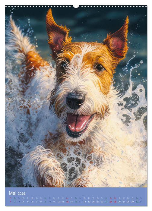 Hunde mit Temperament (CALVENDO Premium Wandkalender 2026)