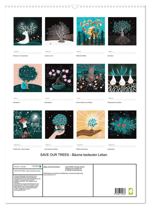 SAVE OUR TREES - Bäume bedeuten Leben (CALVENDO Wandkalender 2026)