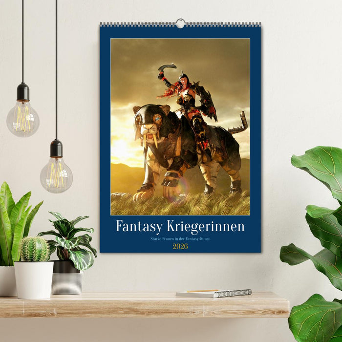 Fantasy Kriegerinnen (CALVENDO Wandkalender 2026)
