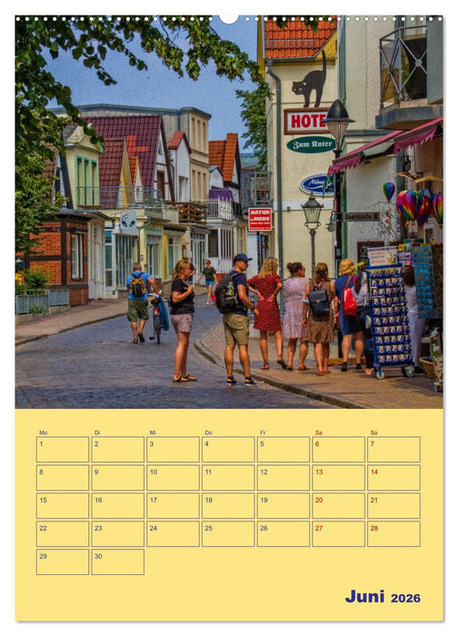 Sehnsuchtsort Warnemünde (CALVENDO Wandkalender 2026)
