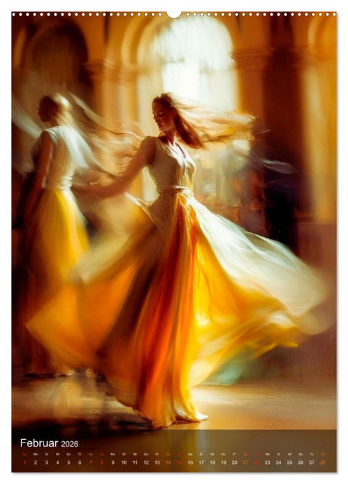 Tanzen - eine Leidenschaft (CALVENDO Premium Wandkalender 2026)