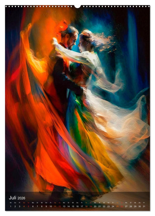 Tanzen - eine Leidenschaft (CALVENDO Premium Wandkalender 2026)