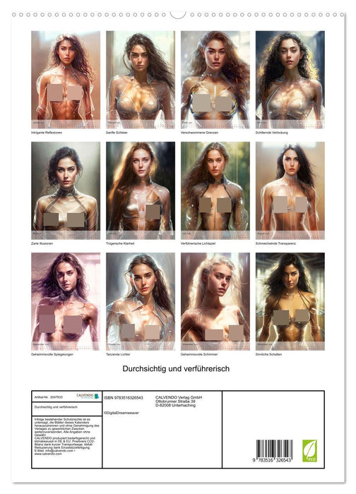 Durchsichtig und verführerisch (CALVENDO Premium Wandkalender 2026)