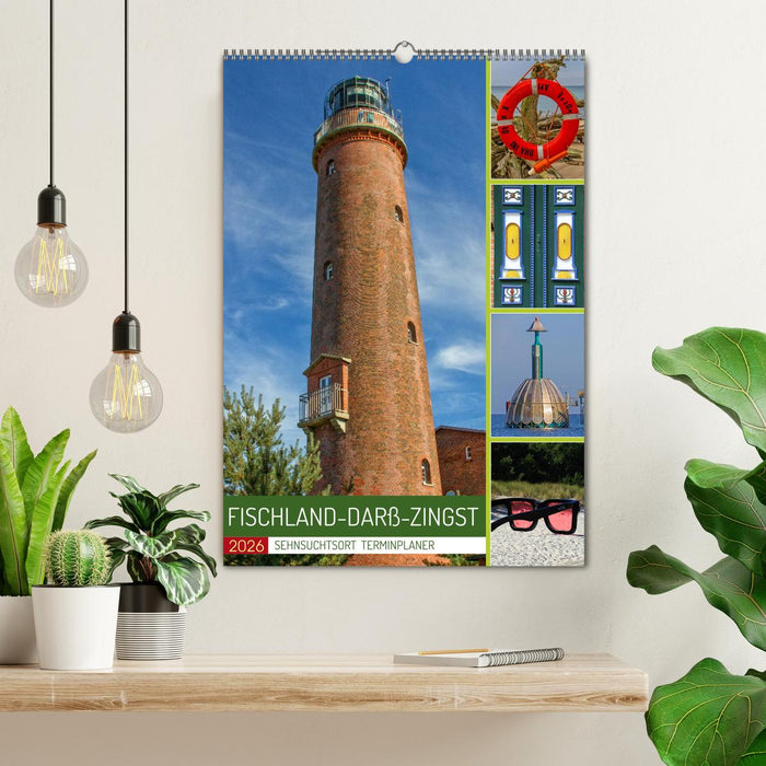 Sehnsuchtsort Fischland-Darß-Zingst (CALVENDO Wandkalender 2026)