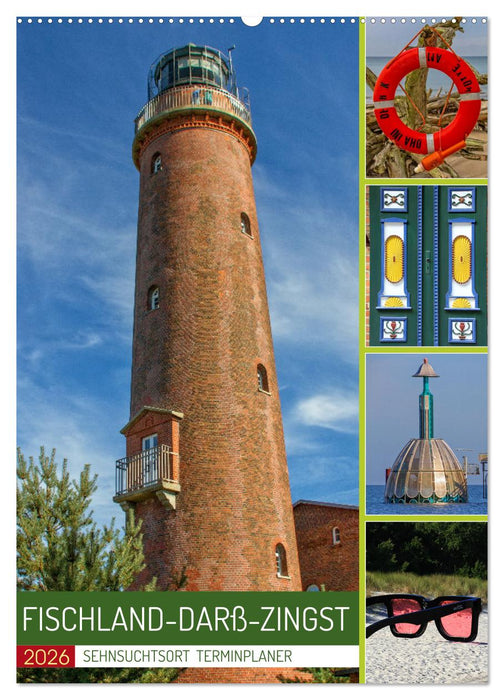 Sehnsuchtsort Fischland-Darß-Zingst (CALVENDO Wandkalender 2026)