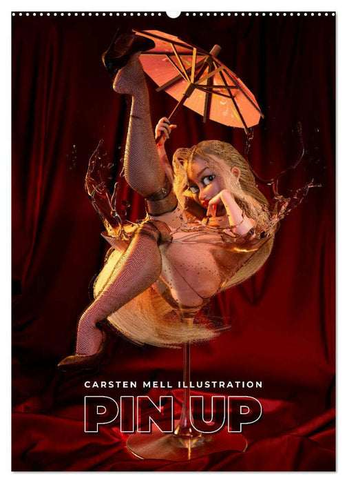 Pin Up Kalender Carsten Mell (CALVENDO Wandkalender 2026)