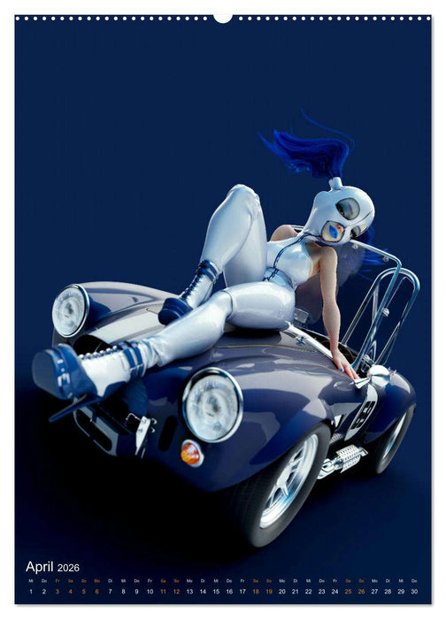 Pin Up Kalender Carsten Mell (CALVENDO Wandkalender 2026)