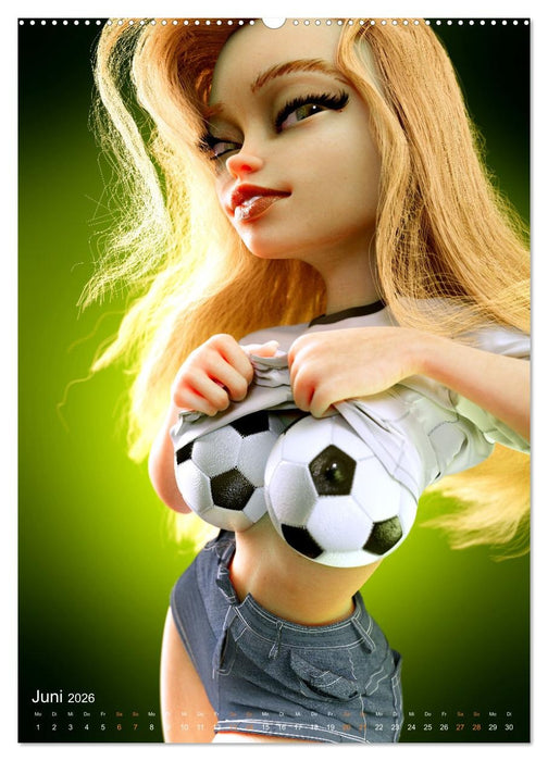 Pin Up Kalender Carsten Mell (CALVENDO Wandkalender 2026)