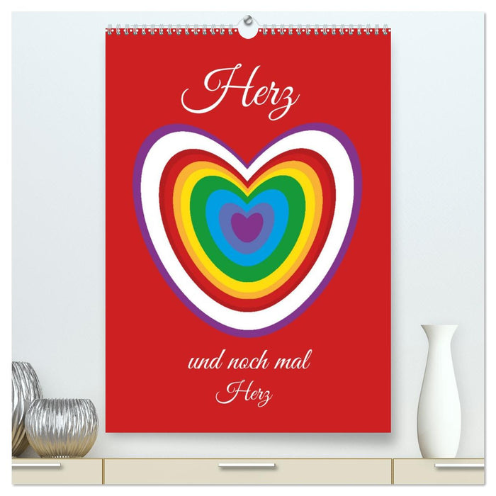 Herz und noch mal Herz (CALVENDO Premium Wandkalender 2026)