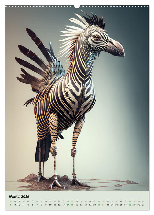 Seltsame Tierwelt (CALVENDO Premium Wandkalender 2026)