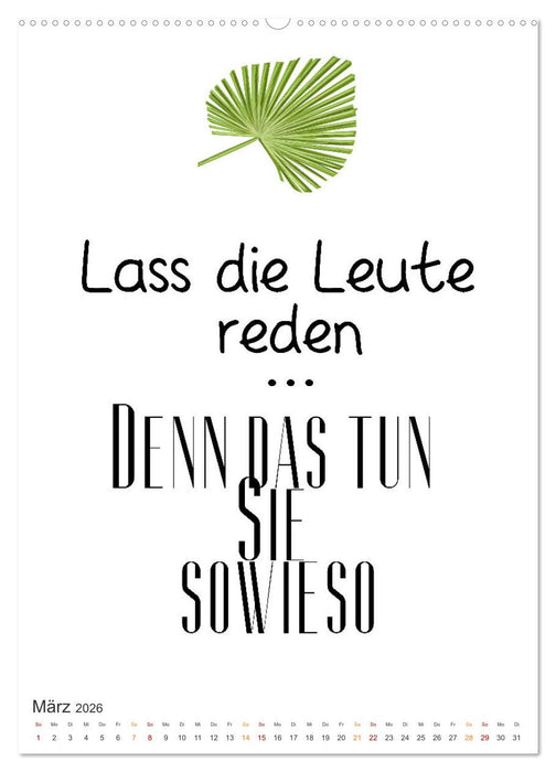 Motivation (CALVENDO Wandkalender 2026)