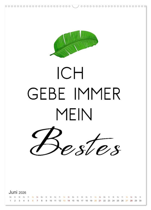 Motivation (CALVENDO Wandkalender 2026)