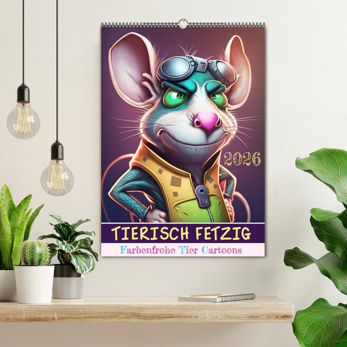 Tierisch fetzig (CALVENDO Wandkalender 2026)