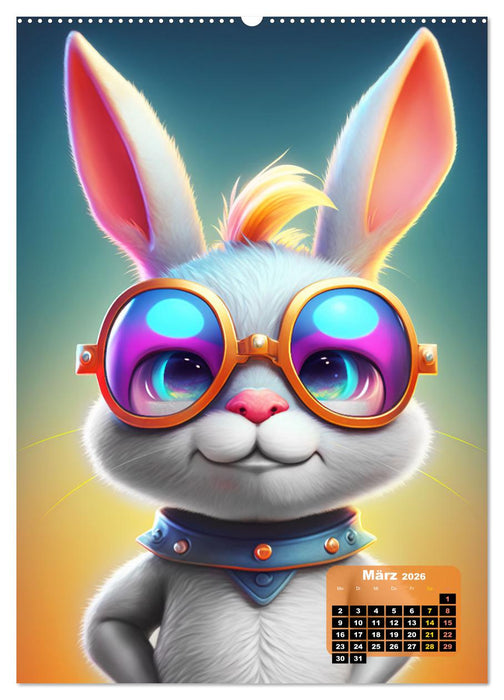 Tierisch fetzig (CALVENDO Wandkalender 2026)