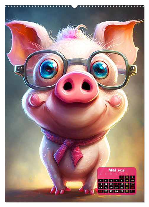 Tierisch fetzig (CALVENDO Wandkalender 2026)