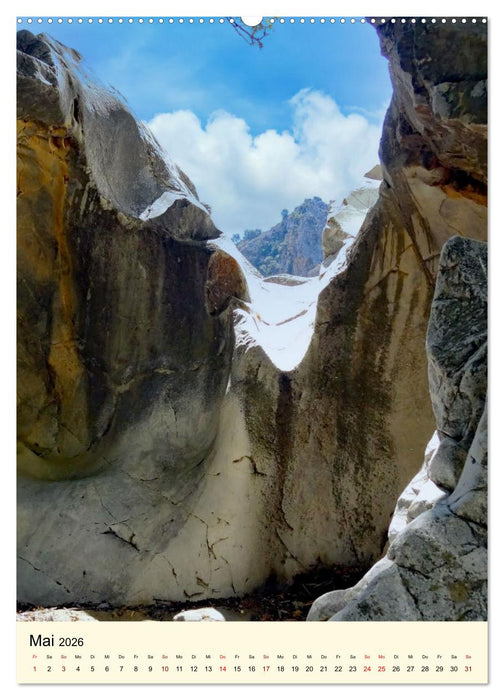 Schluchten auf Kreta (CALVENDO Premium Wandkalender 2026)