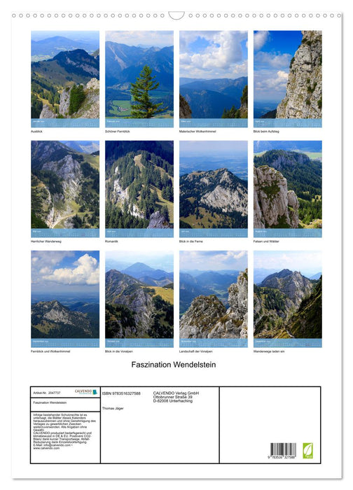 Faszination Wendelstein (CALVENDO Wandkalender 2026)