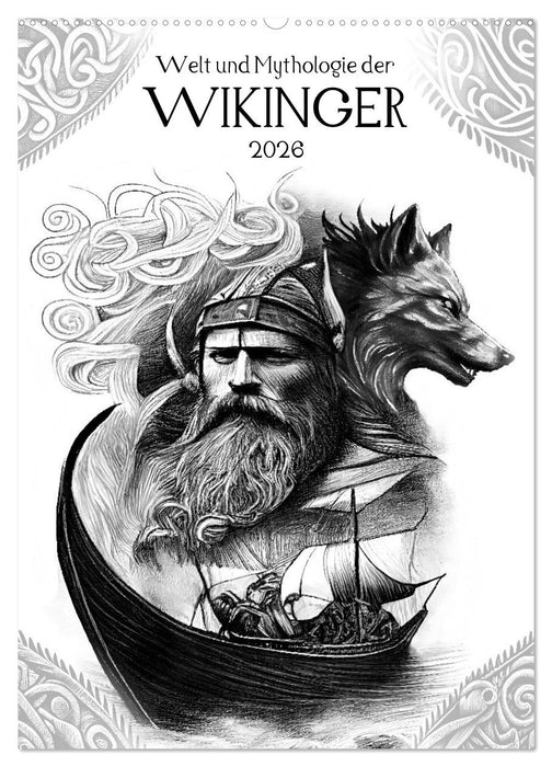 Welt und Mythologie der Wikinger (CALVENDO Wandkalender 2026)