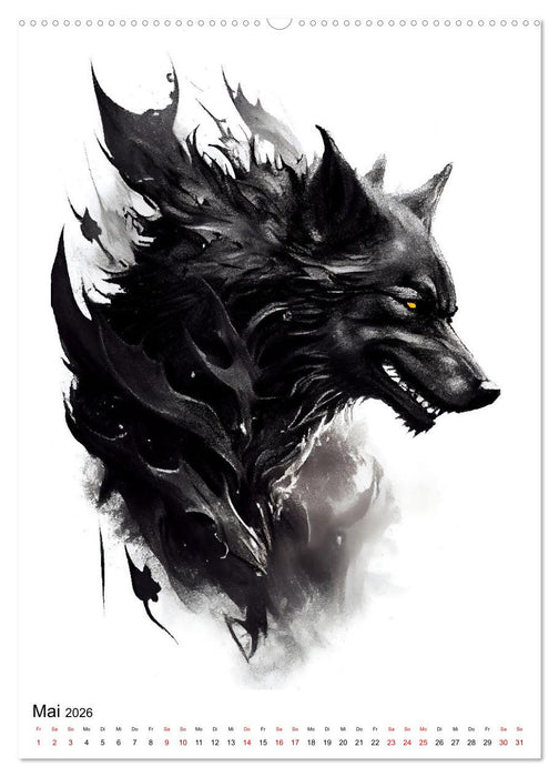 Welt und Mythologie der Wikinger (CALVENDO Wandkalender 2026)