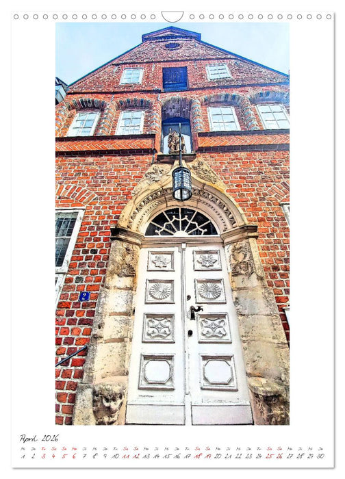 Idyllisches Lüneburg. Historische Fassaden und Giebel der Salz- und Hansestadt (CALVENDO Wandkalender 2026)