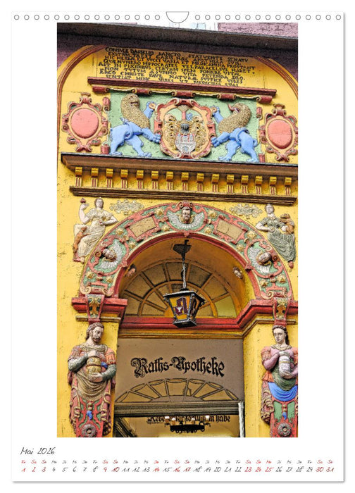 Idyllisches Lüneburg. Historische Fassaden und Giebel der Salz- und Hansestadt (CALVENDO Wandkalender 2026)