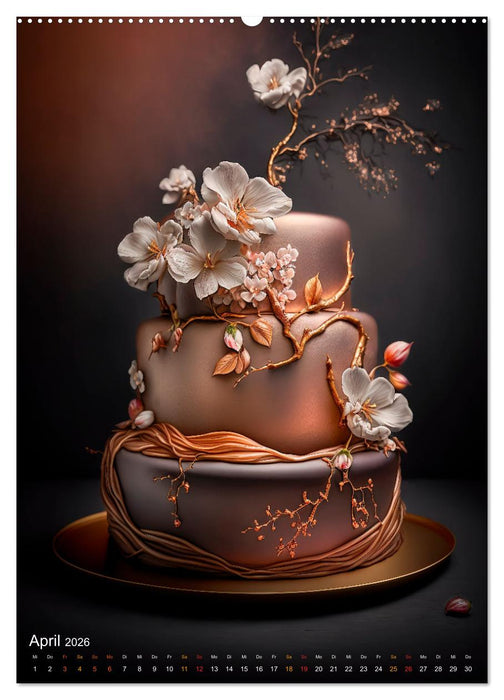 Zur Hochzeit eine Torte (CALVENDO Wandkalender 2026)