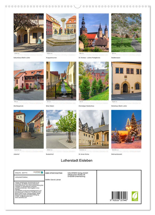 Lutherstadt Eisleben (CALVENDO Premium Wandkalender 2026)
