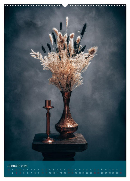 Trockenblumen Bouquet (CALVENDO Premium Wandkalender 2026)