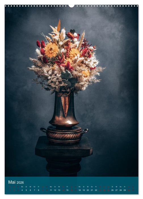 Trockenblumen Bouquet (CALVENDO Premium Wandkalender 2026)