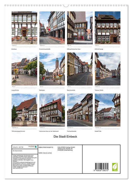 Die Stadt Einbeck (CALVENDO Premium Wandkalender 2026)