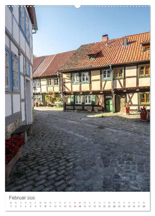 Fachwerk in Halberstadt (CALVENDO Premium Wandkalender 2026)