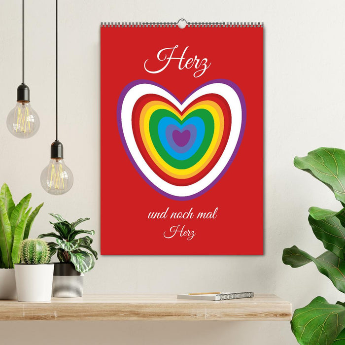 Herz und noch mal Herz (CALVENDO Wandkalender 2026)