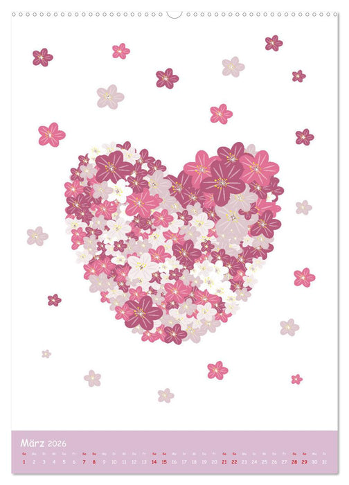 Herz und noch mal Herz (CALVENDO Wandkalender 2026)