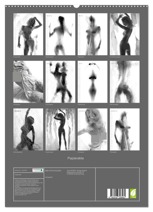Papierakte (CALVENDO Premium Wandkalender 2026)