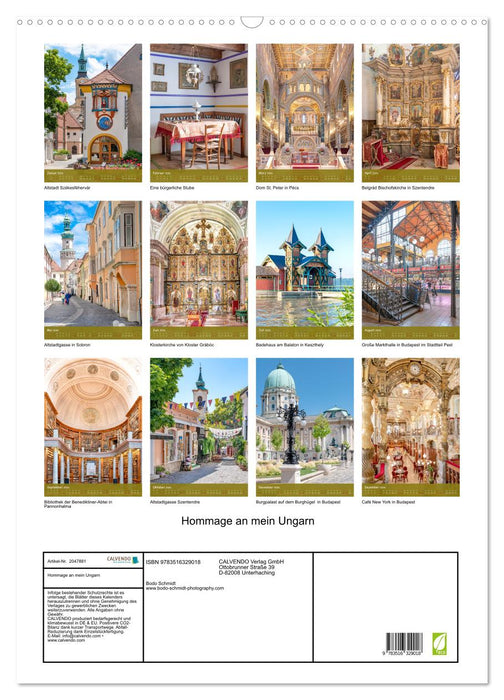 Hommage an mein Ungarn (CALVENDO Wandkalender 2026)