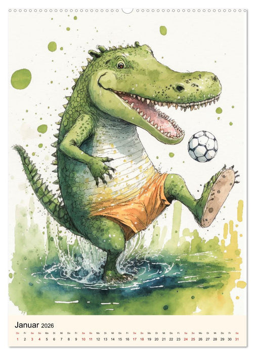 Fußball Stars - Fußball regiert die Welt (CALVENDO Premium Wandkalender 2026)