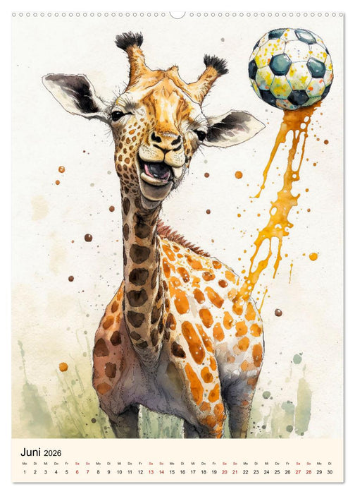 Fußball Stars - Fußball regiert die Welt (CALVENDO Premium Wandkalender 2026)