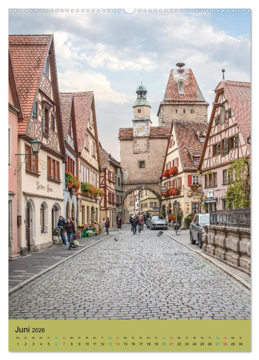 Rothenburg ob der Tauber (CALVENDO Premium Wandkalender 2026)