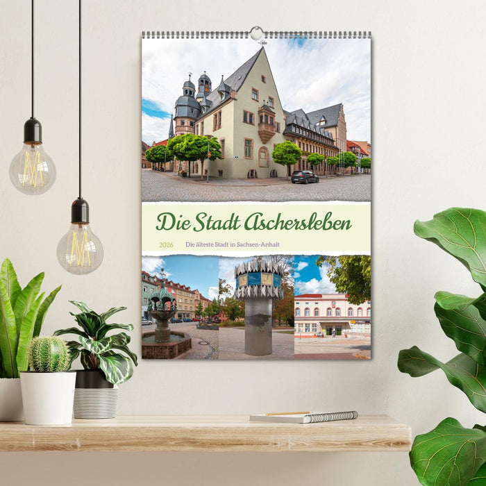 Die Stadt Aschersleben (CALVENDO Wandkalender 2026)