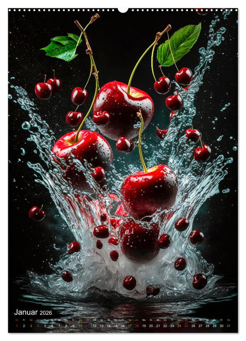 Coole Früchte (CALVENDO Premium Wandkalender 2026)