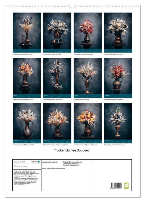 Trockenblumen Bouquet (CALVENDO Wandkalender 2026)