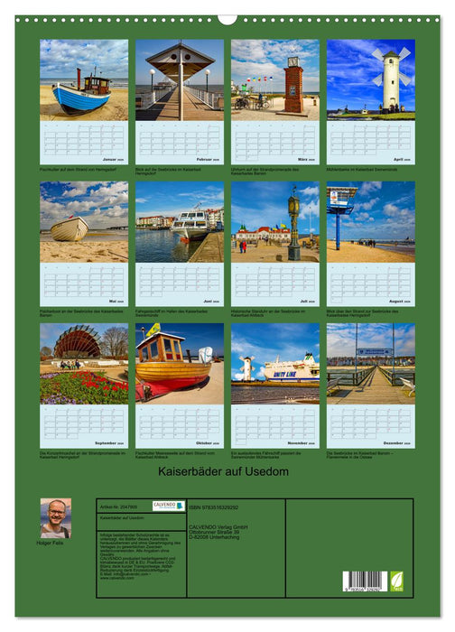Kaiserbäder auf Usedom (CALVENDO Wandkalender 2026)