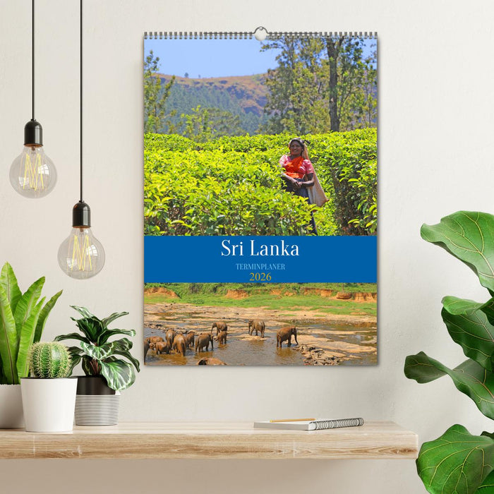 Sri Lanka - Terminplaner (CALVENDO Wandkalender 2026)