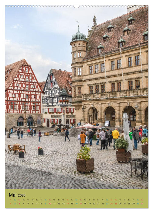 Rothenburg ob der Tauber (CALVENDO Wandkalender 2026)